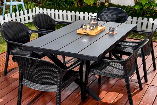 Conjunto de jantar para jardim